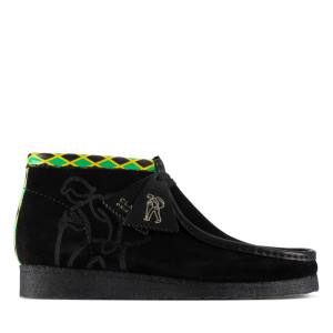 Botas Casuales Clarks Jamaica Bee Hombre Negras Verde | CLK467IPH