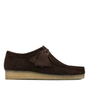 Botas Casuales Clarks Wallabee Hombre Marrones Oscuro | CLK578MCY