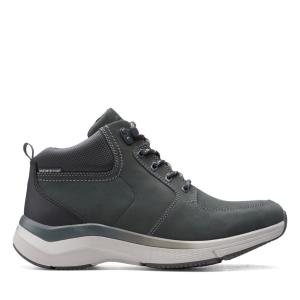 Botas Casuales Clarks Wave2.0 Hi Hombre Gris Oscuro | CLK089PDL