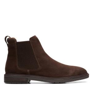 Botas Chelsea Clarks Clarkdale Hall Hombre Marrones Oscuro | CLK019EYT