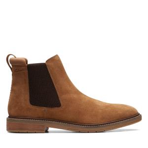 Botas Chelsea Clarks Clarkdale Hall Hombre Marrones | CLK352VDP