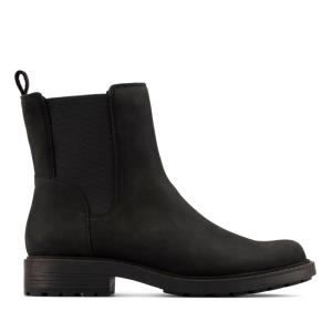 Botas Chelsea Clarks Orinoco 2 Top Mujer Negras | CLK465UMS