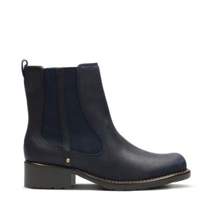 Botas Chelsea Clarks Orinoco Club Mujer Azul Marino | CLK128JRV