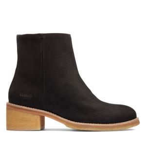 Botas de Tacon Clarks Amara Crepe Mujer Negras | CLK968UDN