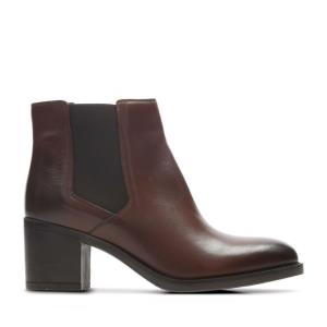 Botas de Tacon Clarks Mascarpone Bay Mujer Marrones | CLK406CJB