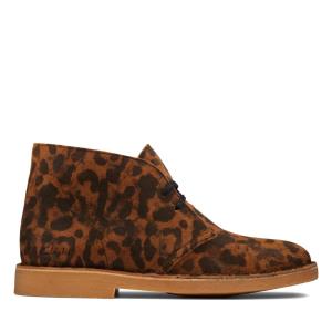 Botines Clarks Desert Boot 2 Mujer Leopardo | CLK045FGJ