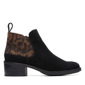 Botines Clarks Memi Zip Mujer Leopardo | CLK260PTU