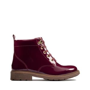 Originals Botas Clarks Astrol Encaje Kid Niña Moradas | CLK394RBQ