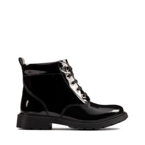 Originals Botas Clarks Astrol Encaje Kid Niña Negras | CLK716NIL