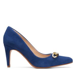 Zapatos De Tacon Clarks Laina85 Trim Mujer Azules | CLK981GOK