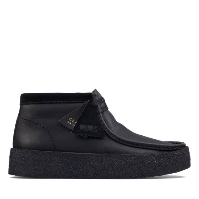 Botas Casuales Clarks Wallabee Cup Hombre Negras | CLK724VQK