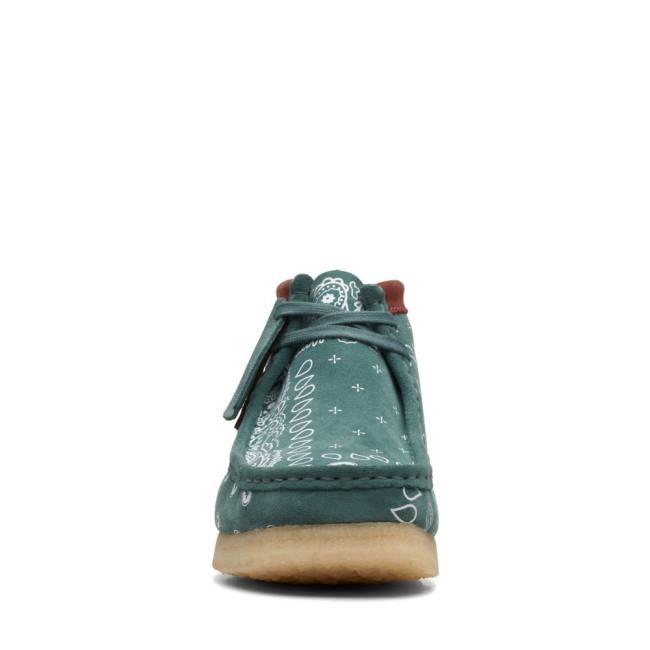 Botas Casuales Clarks Wallabee Hombre Verde | CLK205VXO