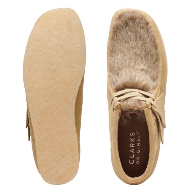 Botas Casuales Clarks Wallabee Mujer Kaki | CLK736BQC