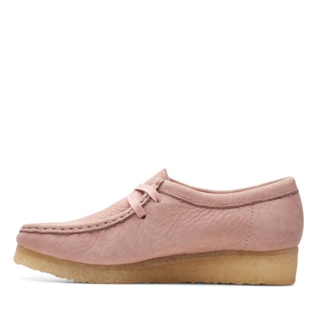 Botas Casuales Clarks Wallabee Mujer Rosas | CLK826DOT