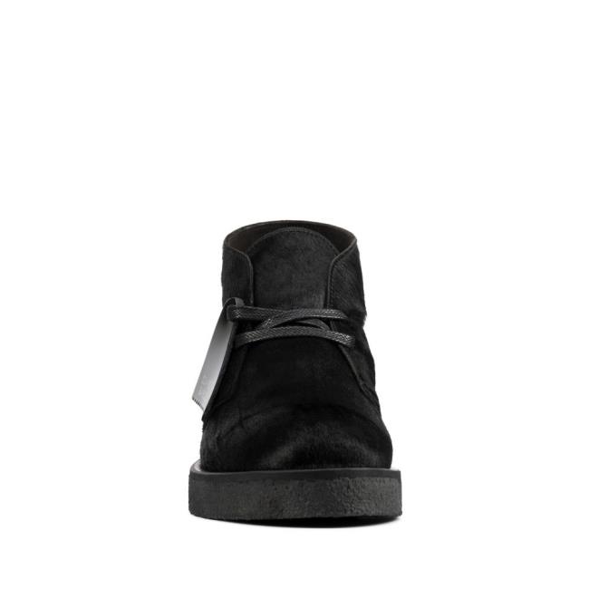 Botas De Desierto Clarks Desert Boot 221 Mujer Negras | CLK841PTS