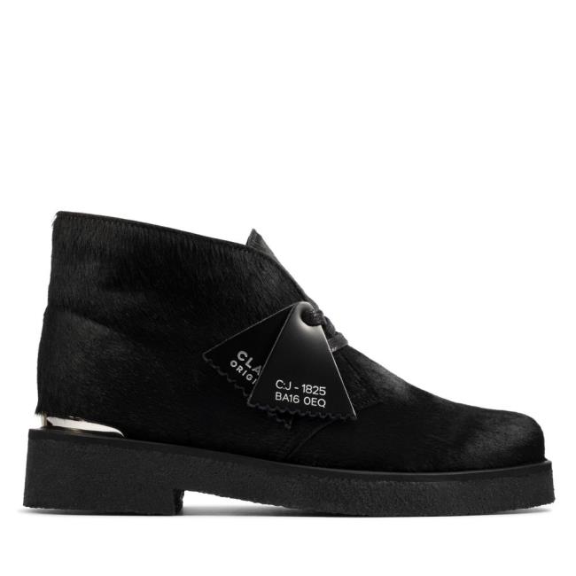 Botas De Desierto Clarks Desert Boot 221 Mujer Negras | CLK841PTS