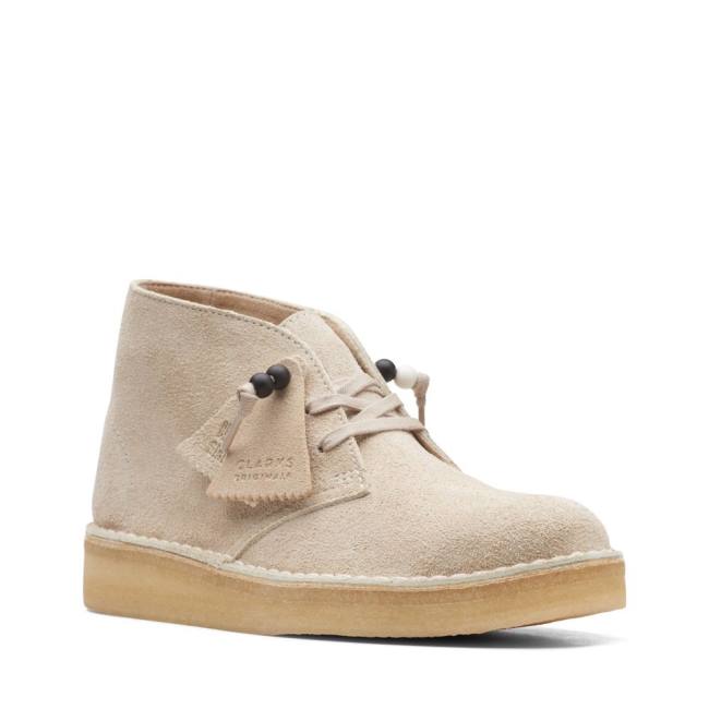 Botas De Desierto Clarks Desert Coal Classic Mujer Blancas | CLK968OAF