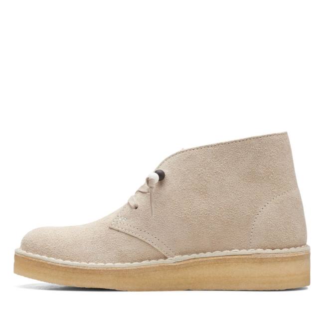 Botas De Desierto Clarks Desert Coal Classic Mujer Blancas | CLK968OAF