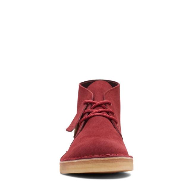 Botas De Desierto Clarks Desert Coal Hombre Rojas | CLK910ZOJ