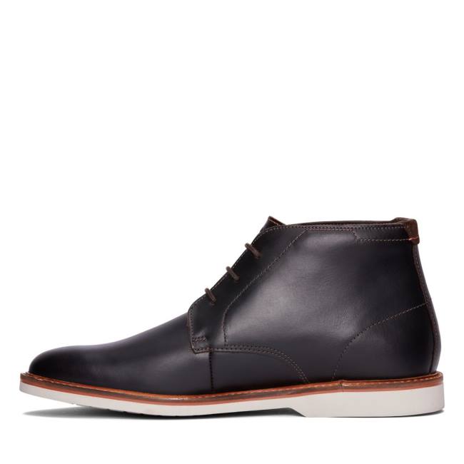 Botines Clarks Atticus LT Mid Hombre Marrones Oscuro | CLK295PJK