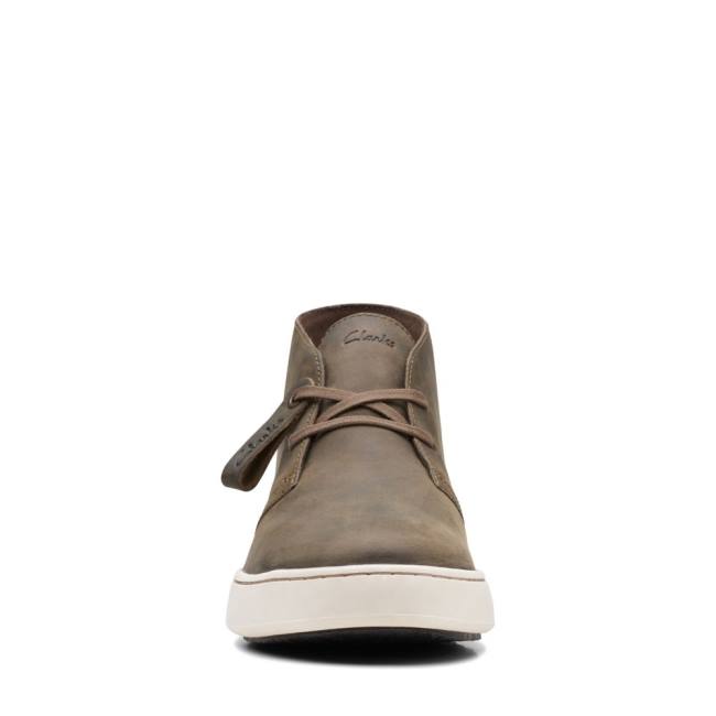 Botines Clarks Court Lite Desert Hombre Verde Oliva | CLK598GSB