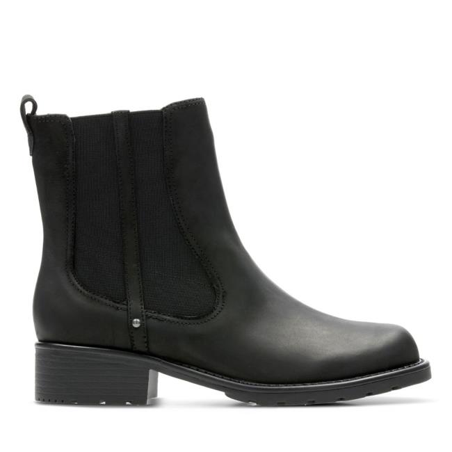 Botines Clarks Orinoco Club Mujer Negras | CLK815XVD