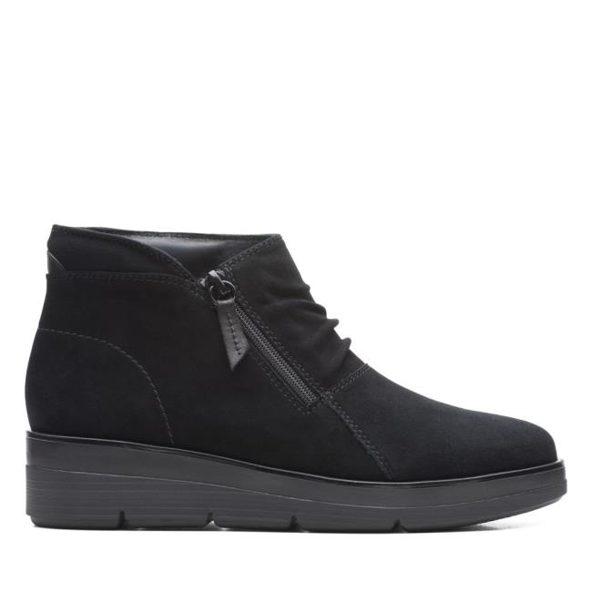 Botines Clarks Shaylin Up Mujer Negras | CLK943EPL