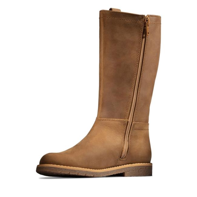 Originals Botas Clarks Comet Wild Kid Niña Marrones | CLK436GBU