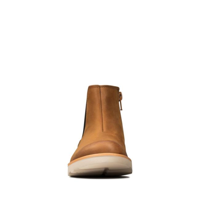 Originals Botas Clarks Crown Halo Kid Niño Marrones | CLK803HKY