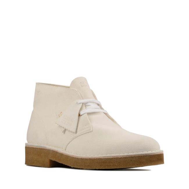 Originals Botas Clarks Desert Boot 221 Hombre Blancas | CLK801PAK