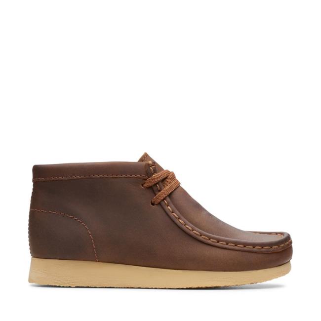 Originals Botas Clarks Wallabee Niña Marrones | CLK357IHM